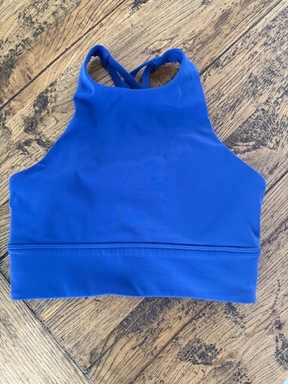 lululemon athletica Electric Blue High Neck Sports Bra